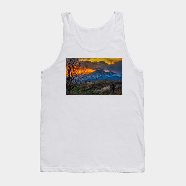 Roughrider Sunset Tank Top by nikongreg